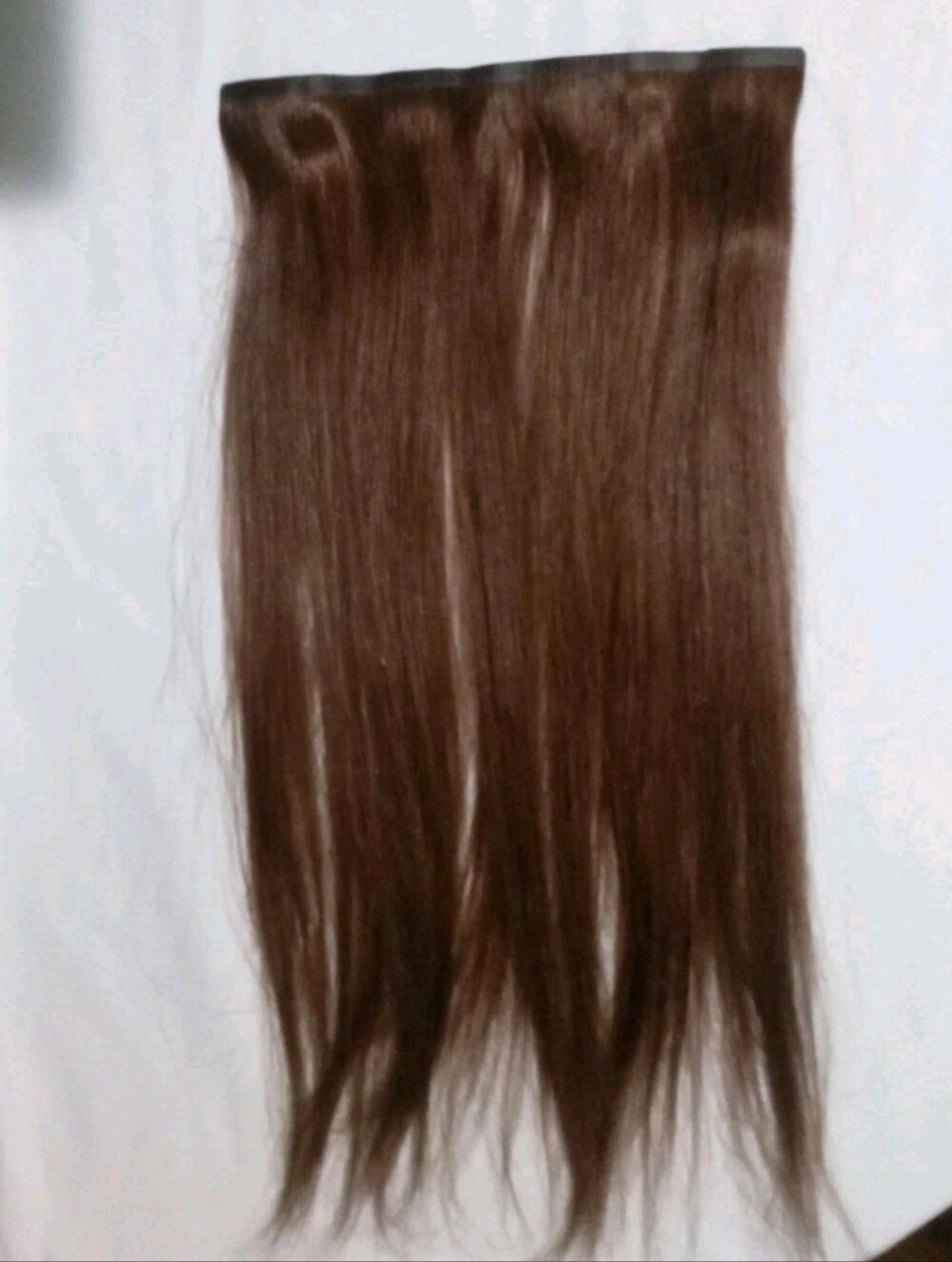 BELLAMI Chestnut Brown Straight Clip-In Hair Extension